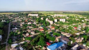 aerial-view-beautiful-village-surrounded-by-nature